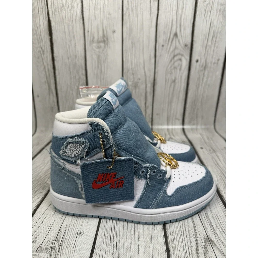 Nike Air Jordan 1 High Denim Women Size 5.5W / 3.5Y New No Box